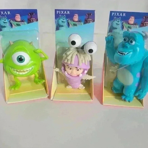 Disney Mike Wazowski Boo Sulley Mini Figures 2.5 Inches 2024 Pixar Monsters Inc. - Picture 8 of 8